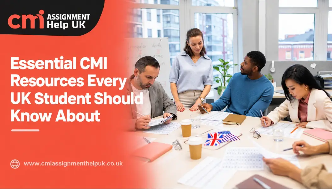CMI Assignment Help UK banner featuring essential CMI resources for UK students and professionals.